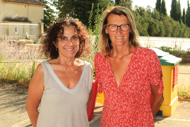 Valérie Vital et Florence Gomez, enseignantes.