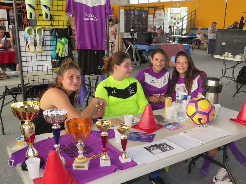 Le club de football féminin et ses coupes