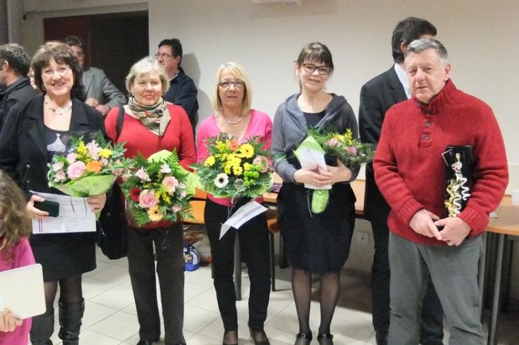 Martine Gervais, Josée Millot, Martine Drouet, Jacqueline Thomas, Richard Brun