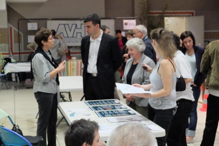 Visite des stands