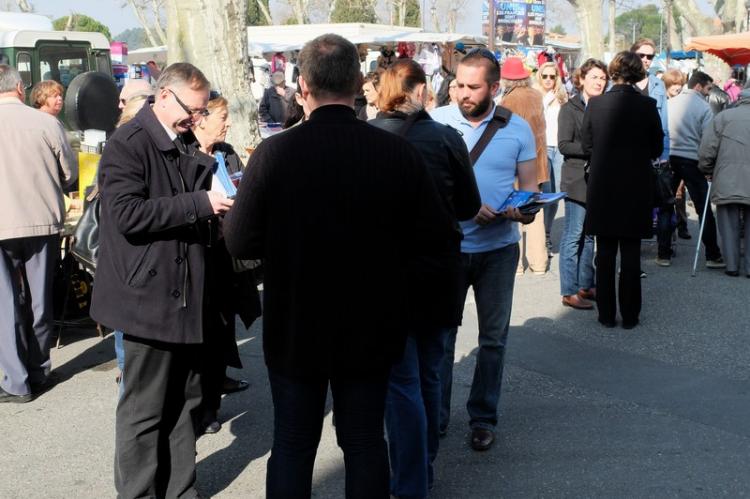 Les candidats se sont parfois croisés