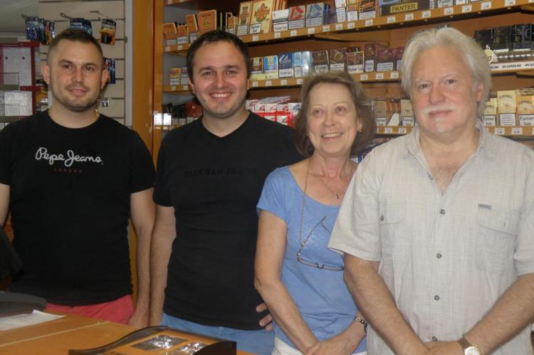 Ciprian, Laurent et Christine et Jean
