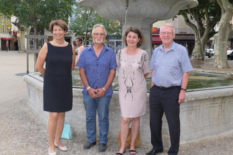 Marlène Thibaud,  Xavier Bernard, Sophie Rigaut, et Claude Haut