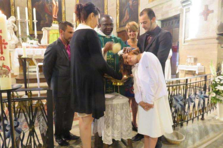 Baptême d'Angelina
