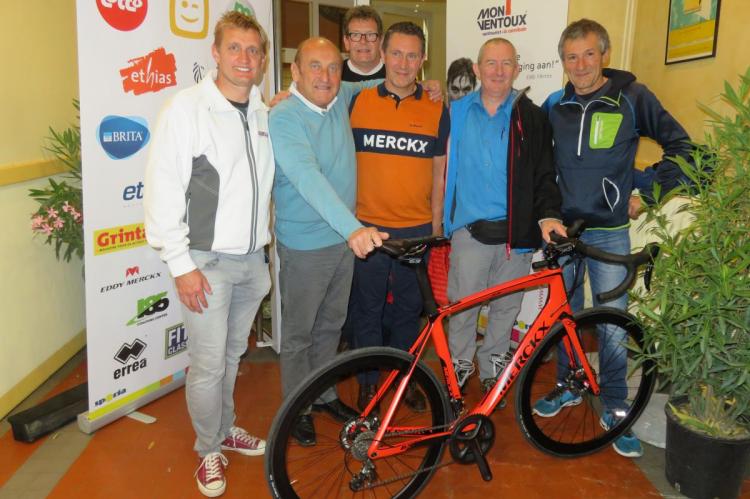 Bart Wellens, Dominique Bodon,Chris van den Abeele, Franky Pattyn, Rudy Vansingel et Too Claes