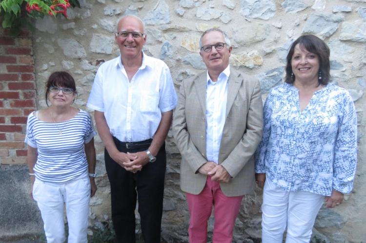 Michèle Lanvario, Jean-Pierre Deniau, Jean-Louis Mignot, Christiane Augoyard