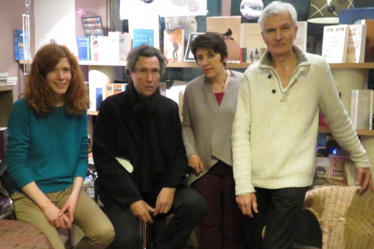 De G à D : Lara Dopff, Guilhem Fabre, Corinne Barthet-Robert, Yves Ouallet