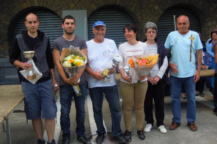 Podium du slalom 2016