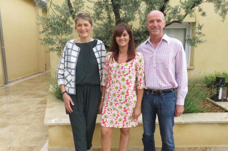 Laurence, Anaïs et Eric Tabardon
