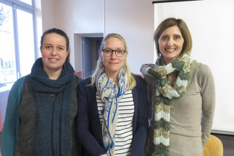 Isabelle Guigue, Gwenaelle Dutertre et Marie-Line Fabre