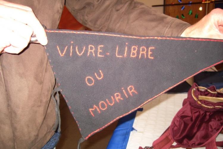 Le fanion du maquis Vasio a été retrouvé en 2018.