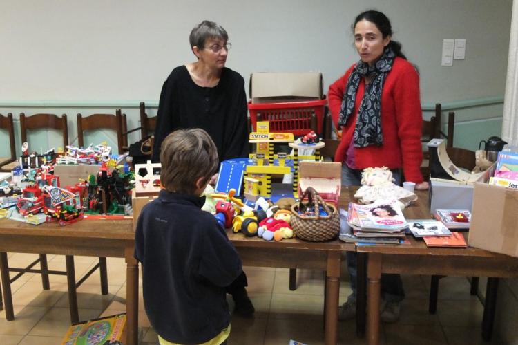 Beaucoup de jouets étaient proposés