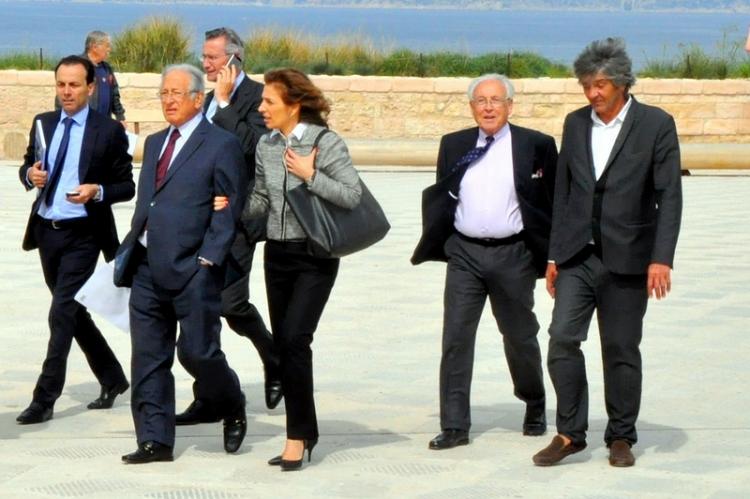 Rudy Ricciotti en visite au Mucem