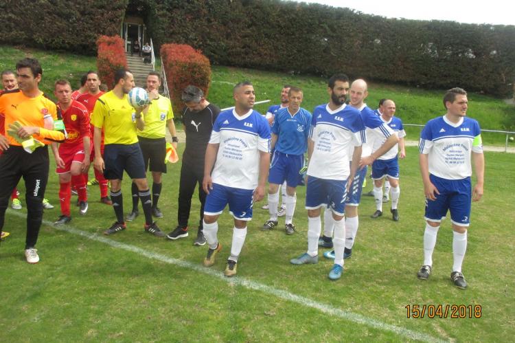 Entrée des joueurs sur le terrain