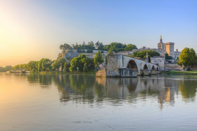 Le Rhône à Avignon