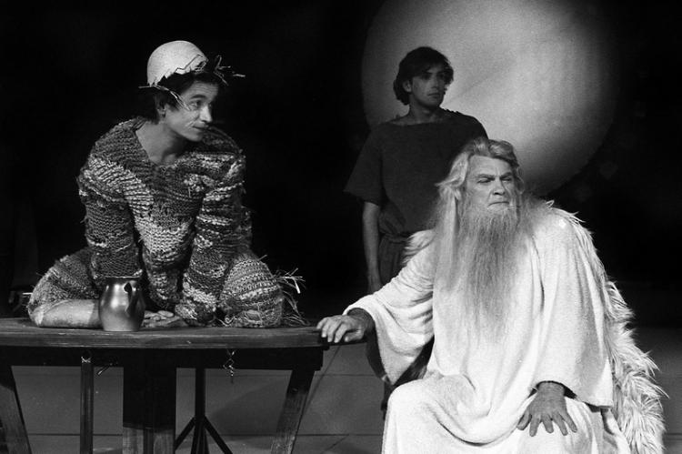 Jean Marais dans Le roi Lear - 1978