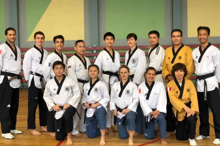 L’équipe de France de taekwondo 