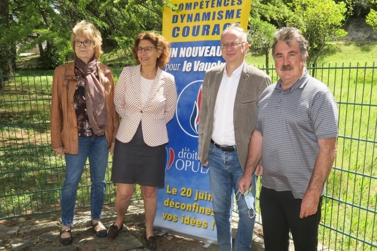 Les candidats Rassemblement National lors de leur présentation