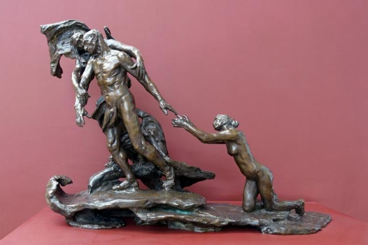 Camille Claudel.- L’Age mûr ou La Destinée, 1899, bronze 114 x 163 x 72. Photo Steven Zucker CC BY-NC-SA 2.0