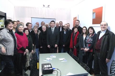 Les membres de la liste ont posé pour la photo.