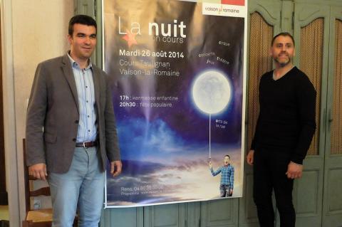 Jean-François Périlhou et Eric Léturgie présentent l'affiche de la fête