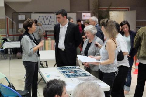 Visite des stands