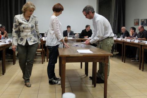 Election de Dany Manin à bulletins secrets