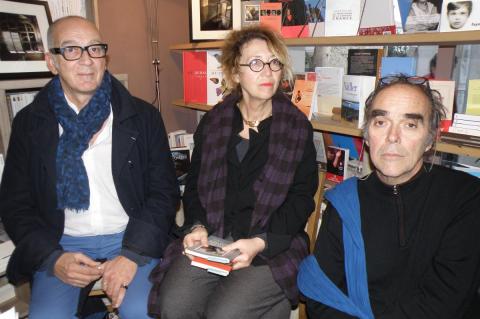 de G à D : Thierry Magnier, Jeanne Benameur, Francis Jolly