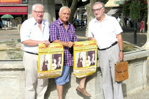 John Botfield, Alain Germaine, Francfort Gérard, du Lions Club
