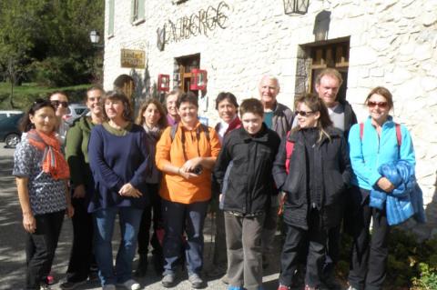 Les participants à la rando-bistrot