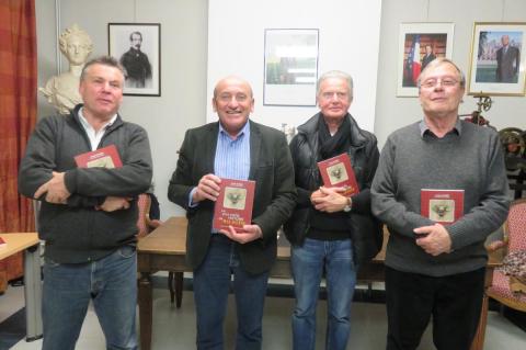 de G à D : Olivier Peyre, Dominique Bodon, Reinhard Rosenau, Jacques Galas