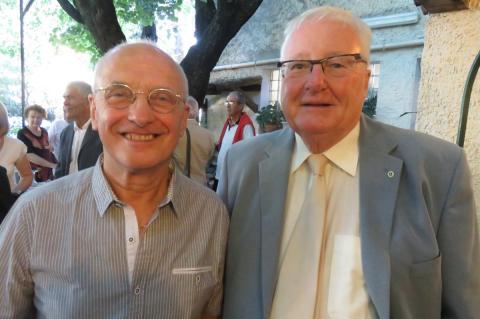 Paul De Luca à gauche et John Botfield