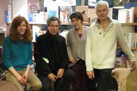 De G à D : Lara Dopff, Guilhem Fabre, Corinne Barthet-Robert, Yves Ouallet