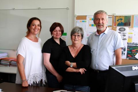 Le Proviseur et son staff administratif