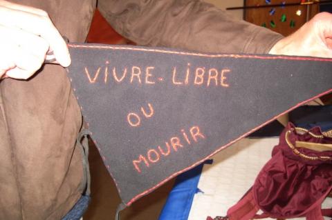 Le fanion du maquis Vasio a été retrouvé en 2018.