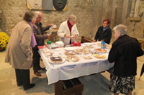 Le Secours catholique de Vaison la Romaine a vendu des gâteaux pour récolter des fonds