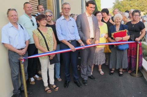 Le moment de l'inauguration 