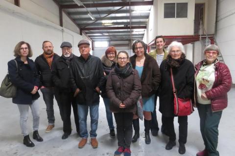 L'équipe de bénévoles et de responsables de services sociaux A.Blazy à droite.