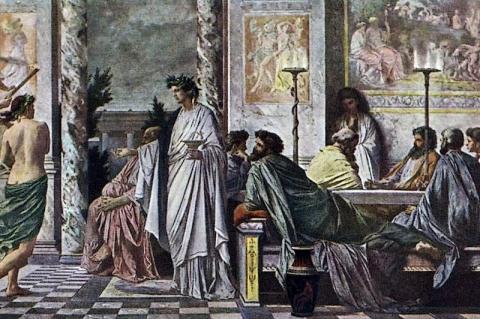 Anselm Feuerbach, Le Banquet de Platon, 1869