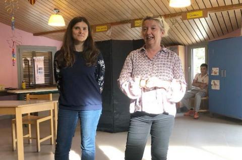 Chiara Cuomo, psychologue et Cathy, responsable de Pause, dispositif de soutien à la parentalité de Vaison Ventoux