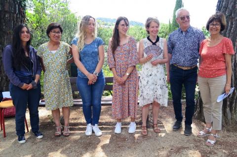 Serge Chevalier et Élisabeth Michel, adjoints au maire, ont présenté le programme avec l’équipe du pôle patrimoine de la Ville.