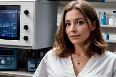 Maud Zarella, chimiste. Photo IA