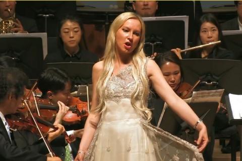 Dominika Zamara  en concert à Busan (Corée)