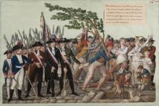 La plantation d’un arbre de la liberté en 1790, par Jean-Baptiste Lesueur.