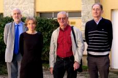 François Chausson, Catherine Dupuy-Michel, Serge Chevalier et Nicolas Mathieu.