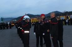 Cérémonie de baptême et de remise des casques 