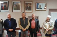 de G à D : R. Rouch, R. Ruegg, É. Massot, T. Thibaud, Noëlla Rommel, D. Bodon