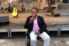 Jean Philippe Thomas présente le concert donné au profit des œuvres sociales du Lions club