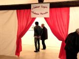 L'entrée du cabinet coquin (ouvert pour le vernissage)