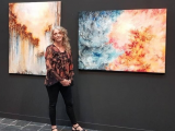 Layla ROUGAN, artiste peintre d’abstraction lyrique, invitée d’honneur